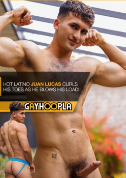 Juan Lucas Curls His Toes as He Blows His Load Capa